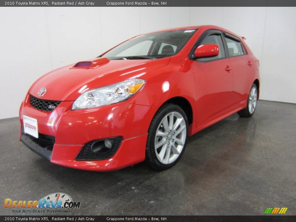 2010 Toyota Matrix XRS Radiant Red / Ash Gray Photo #1