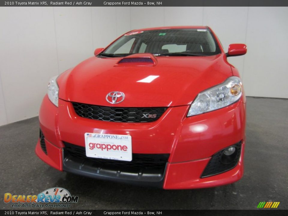 2010 Toyota Matrix XRS Radiant Red / Ash Gray Photo #2