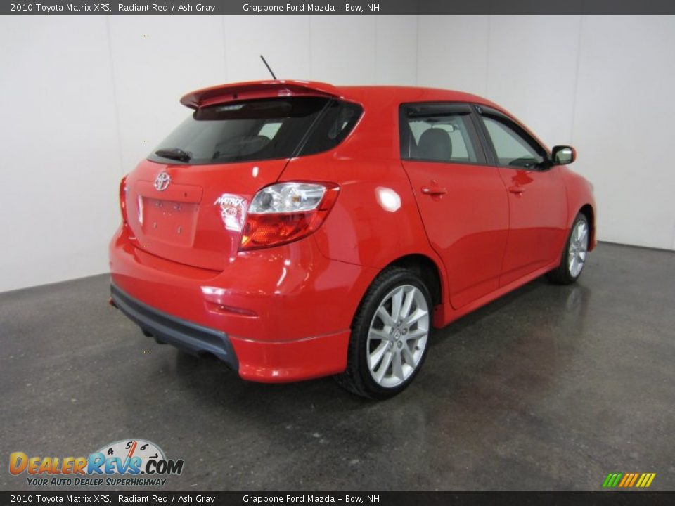 2010 Toyota Matrix XRS Radiant Red / Ash Gray Photo #9