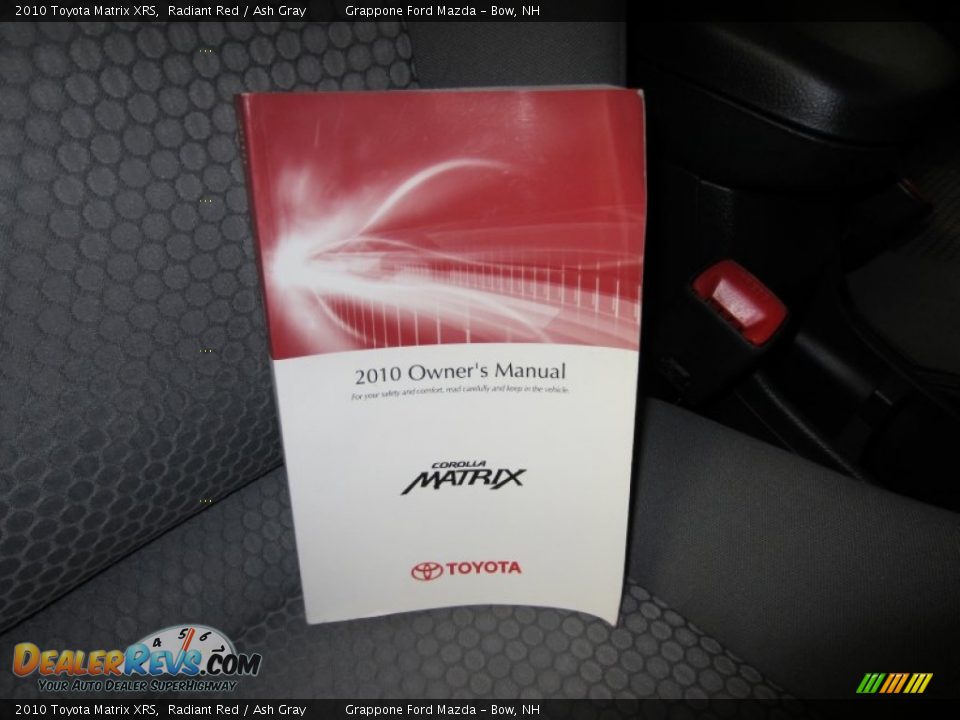 2010 Toyota Matrix XRS Radiant Red / Ash Gray Photo #22