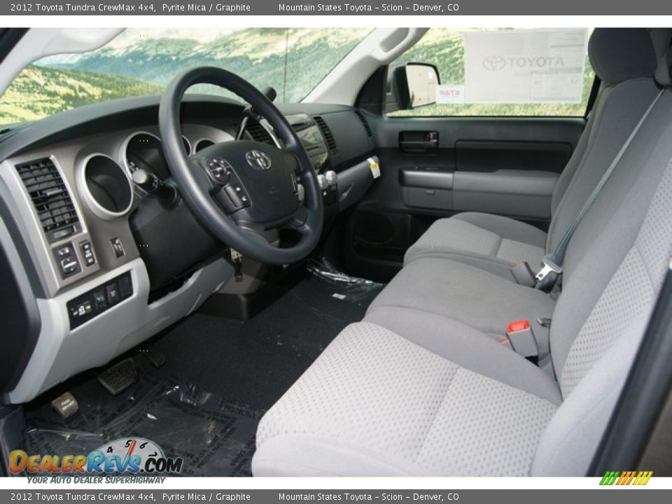 Graphite Interior - 2012 Toyota Tundra CrewMax 4x4 Photo #4