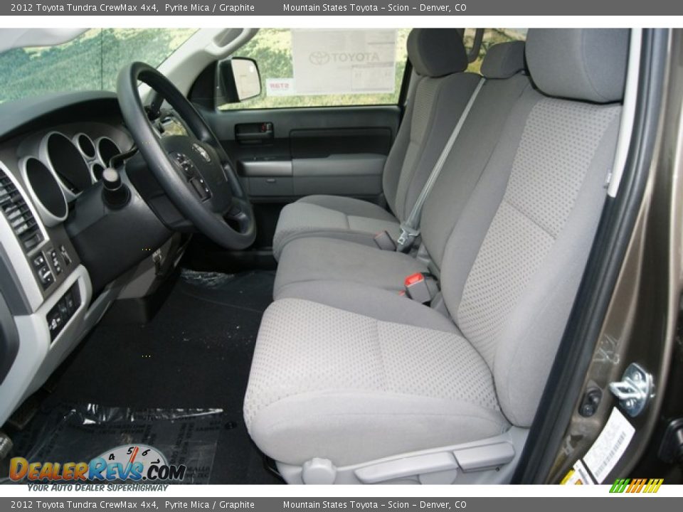 Graphite Interior - 2012 Toyota Tundra CrewMax 4x4 Photo #5