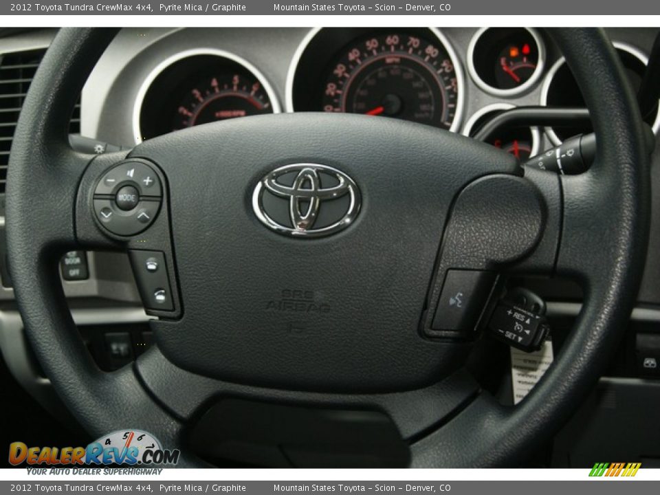 2012 Toyota Tundra CrewMax 4x4 Steering Wheel Photo #10