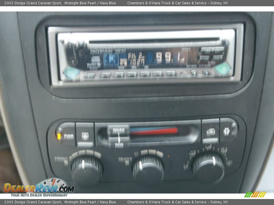 2003 Dodge Grand Caravan Sport Midnight Blue Pearl / Navy Blue Photo #6