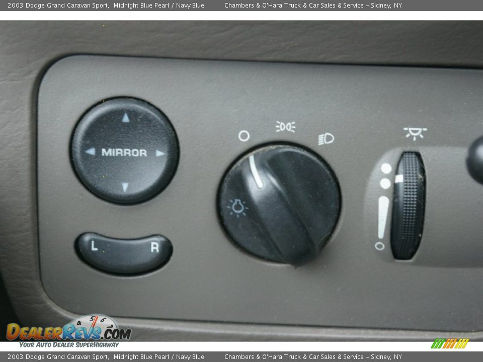 2003 Dodge Grand Caravan Sport Midnight Blue Pearl / Navy Blue Photo #10