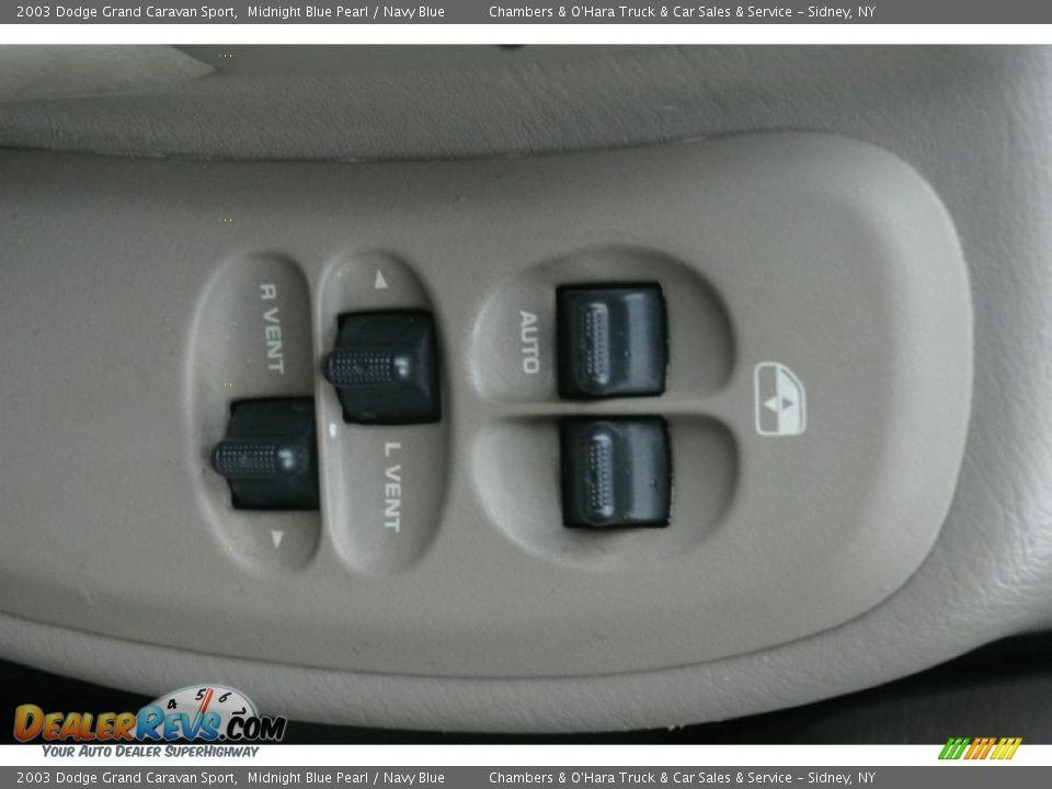 2003 Dodge Grand Caravan Sport Midnight Blue Pearl / Navy Blue Photo #11