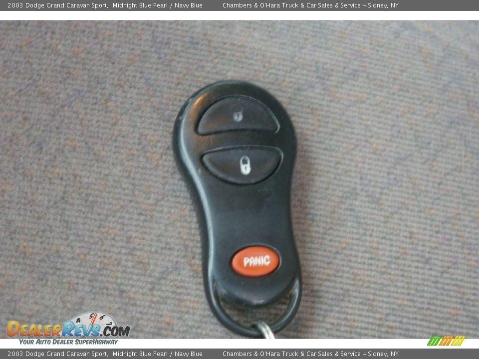 2003 Dodge Grand Caravan Sport Midnight Blue Pearl / Navy Blue Photo #12