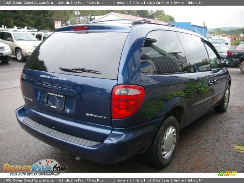 2003 Dodge Grand Caravan Sport Midnight Blue Pearl / Navy Blue Photo #15