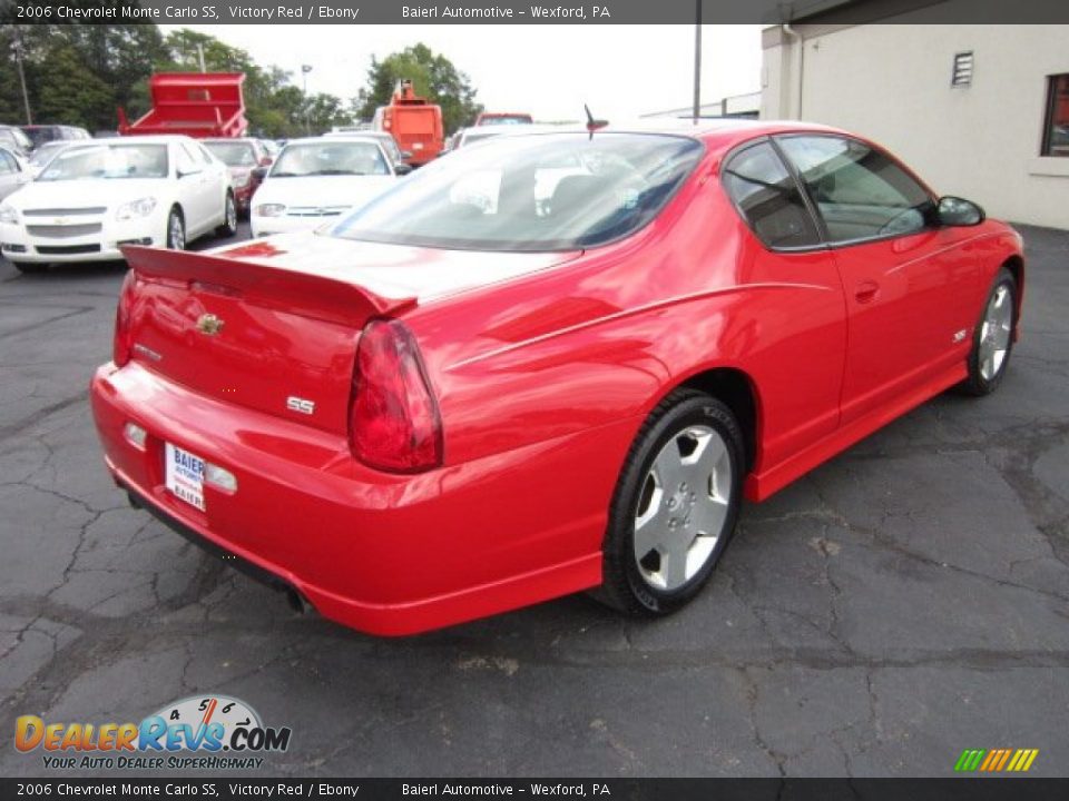 2006 Chevrolet Monte Carlo SS Victory Red / Ebony Photo #7