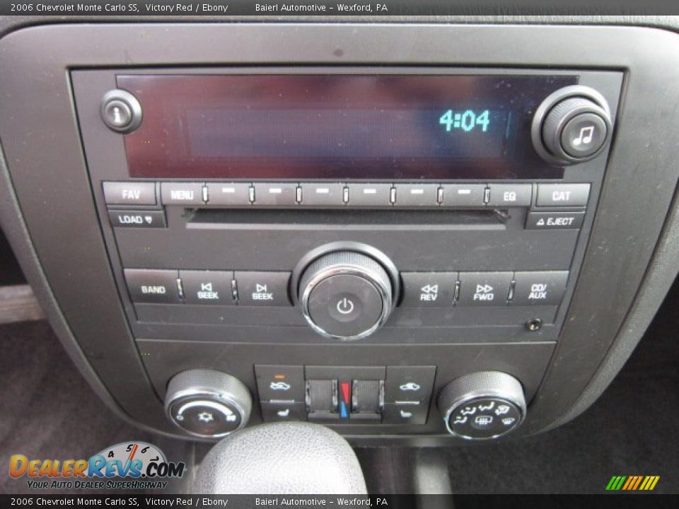 Audio System of 2006 Chevrolet Monte Carlo SS Photo #19