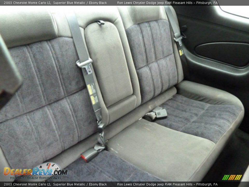 2003 Chevrolet Monte Carlo LS Superior Blue Metallic / Ebony Black Photo #16