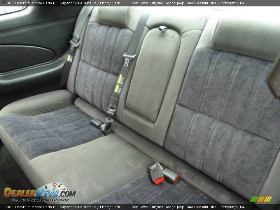 2003 Chevrolet Monte Carlo LS Superior Blue Metallic / Ebony Black Photo #18