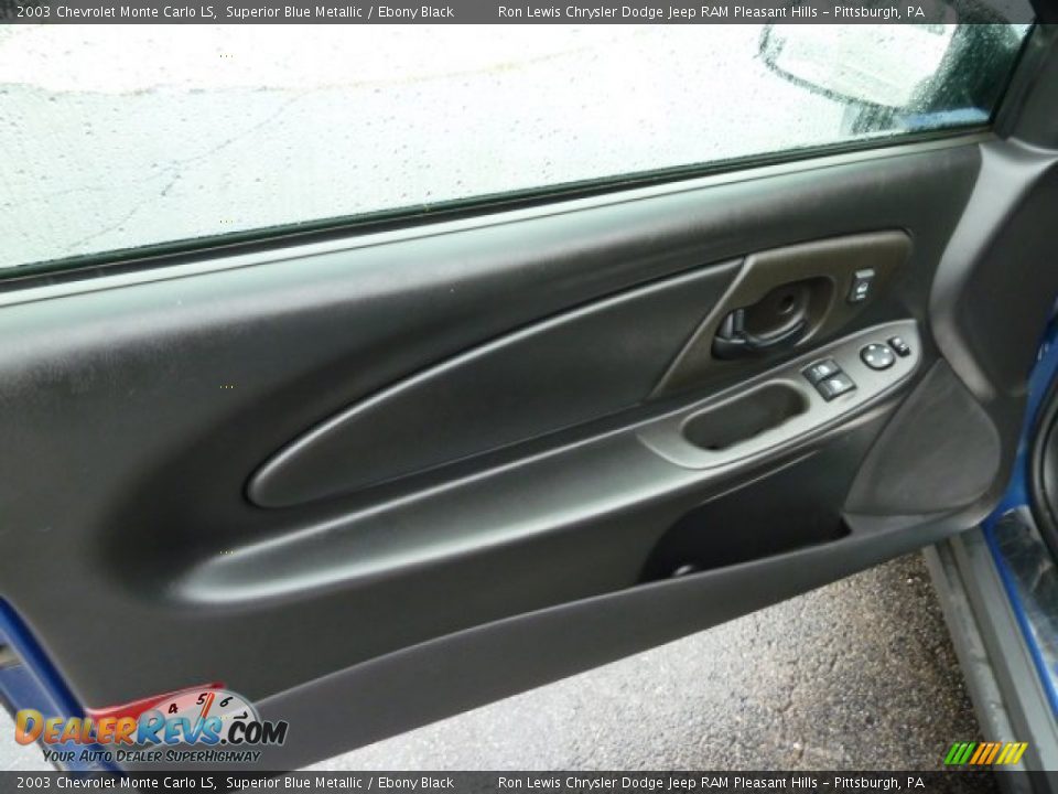 2003 Chevrolet Monte Carlo LS Superior Blue Metallic / Ebony Black Photo #20