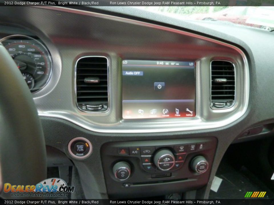 Controls of 2012 Dodge Charger R/T Plus Photo #23