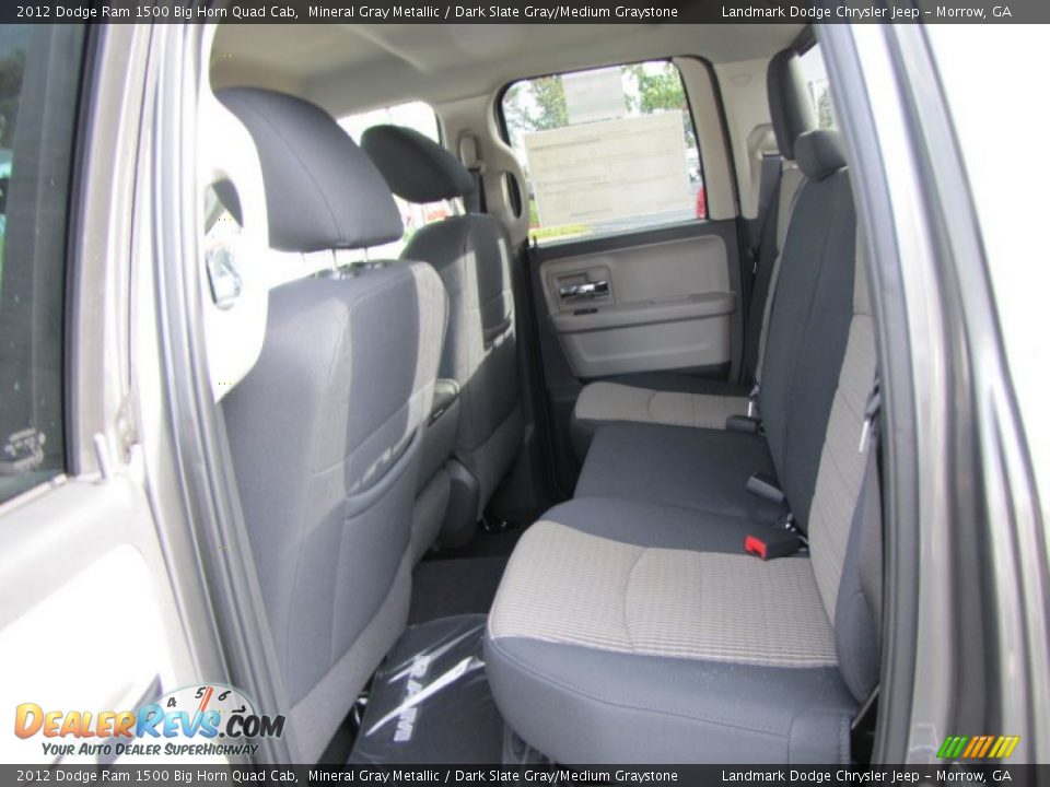 2012 Dodge Ram 1500 Big Horn Quad Cab Mineral Gray Metallic / Dark Slate Gray/Medium Graystone Photo #7