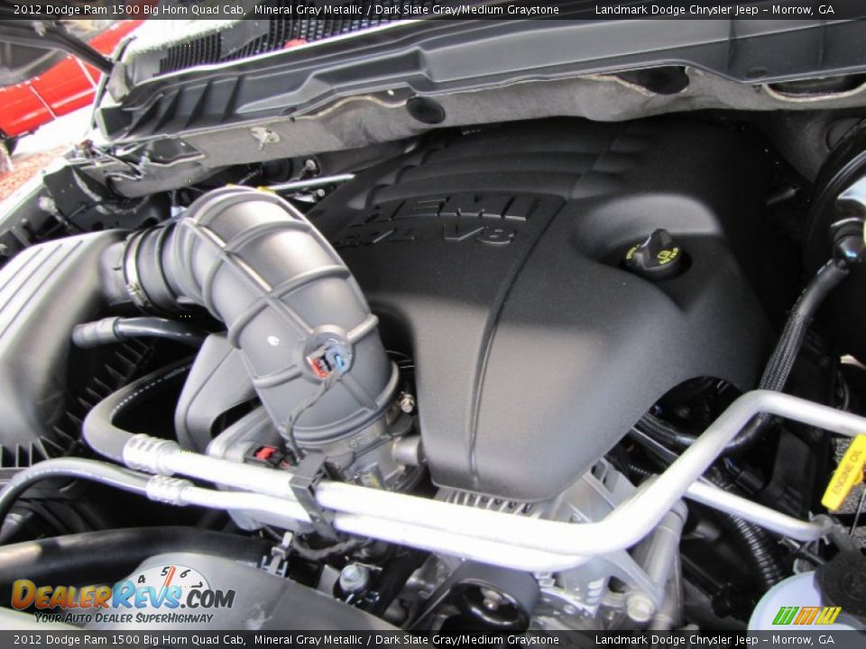 2012 Dodge Ram 1500 Big Horn Quad Cab Mineral Gray Metallic / Dark Slate Gray/Medium Graystone Photo #10