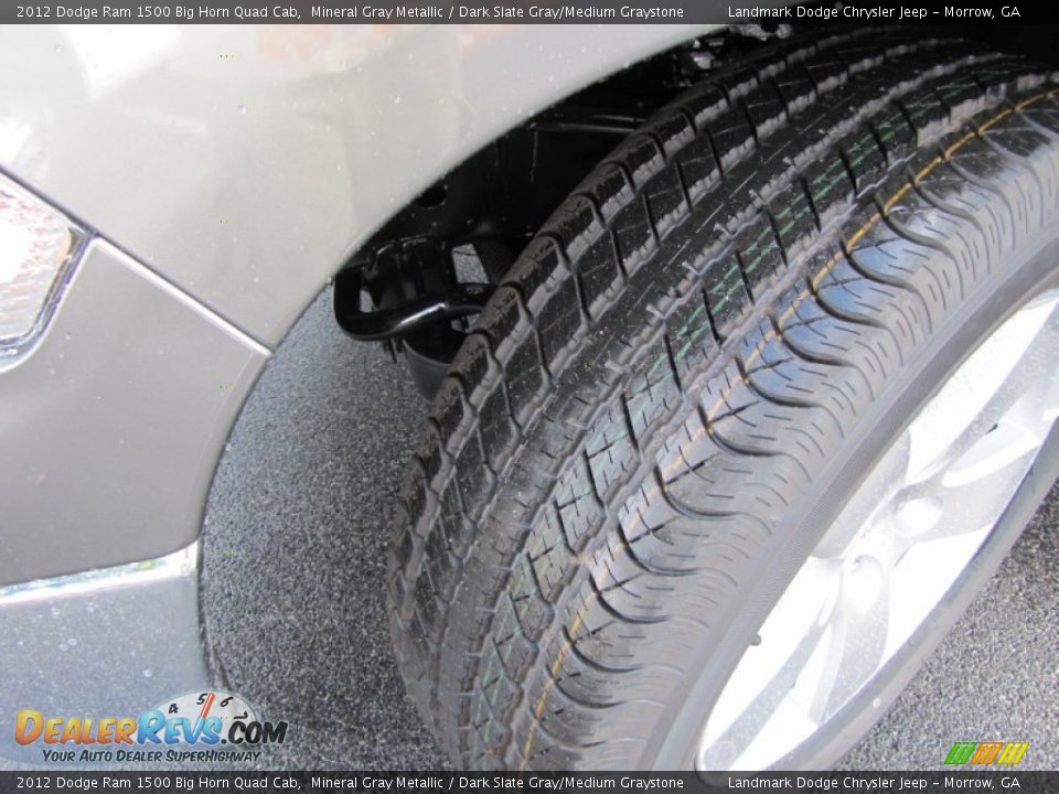 2012 Dodge Ram 1500 Big Horn Quad Cab Mineral Gray Metallic / Dark Slate Gray/Medium Graystone Photo #11