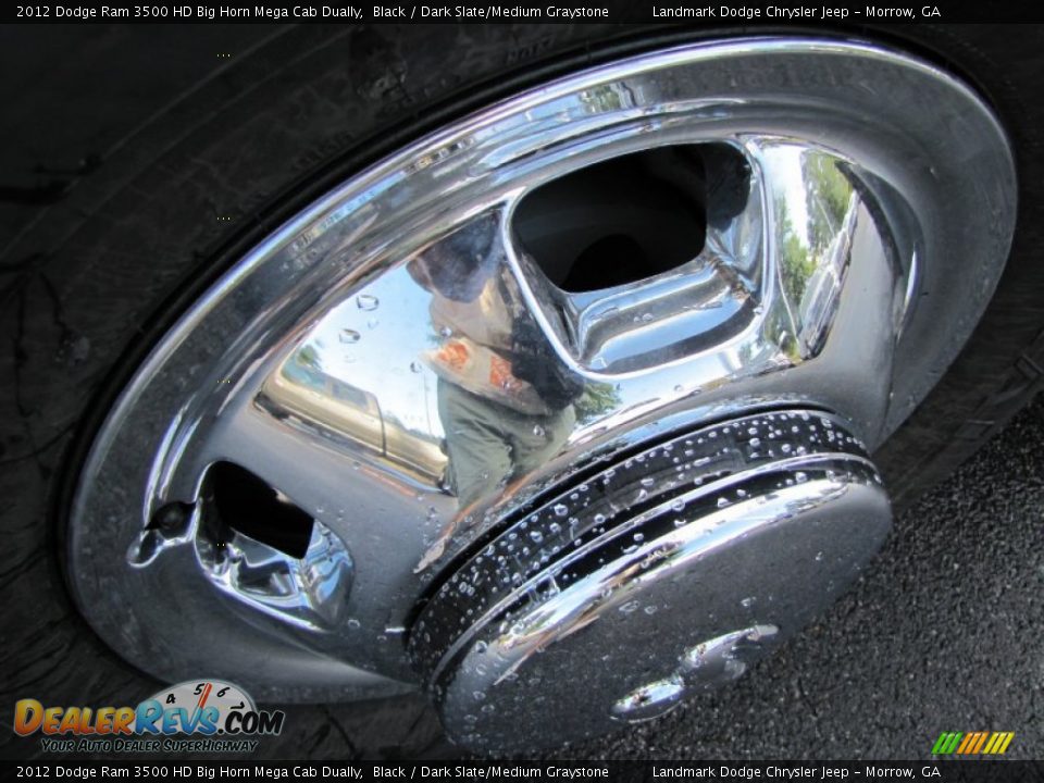 2012 Dodge Ram 3500 HD Big Horn Mega Cab Dually Black / Dark Slate/Medium Graystone Photo #5