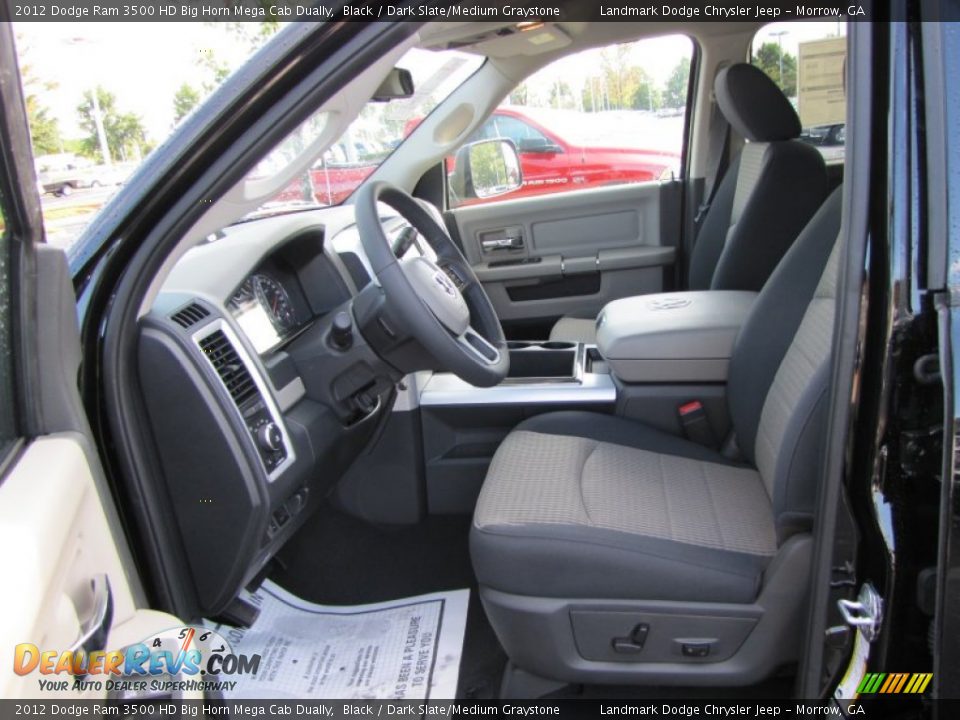 Dark Slate/Medium Graystone Interior - 2012 Dodge Ram 3500 HD Big Horn Mega Cab Dually Photo #7