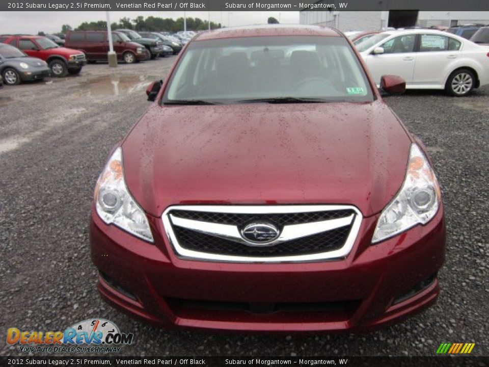 2012 Subaru Legacy 2.5i Premium Venetian Red Pearl / Off Black Photo #2