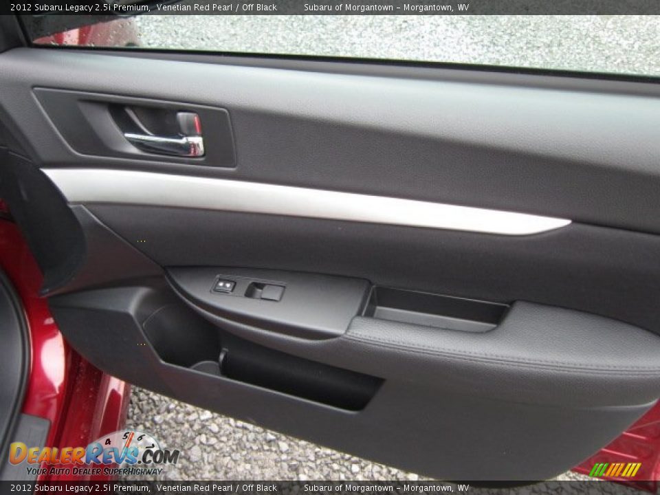 2012 Subaru Legacy 2.5i Premium Venetian Red Pearl / Off Black Photo #11