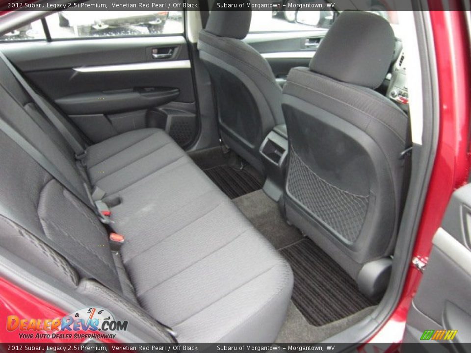 2012 Subaru Legacy 2.5i Premium Venetian Red Pearl / Off Black Photo #12
