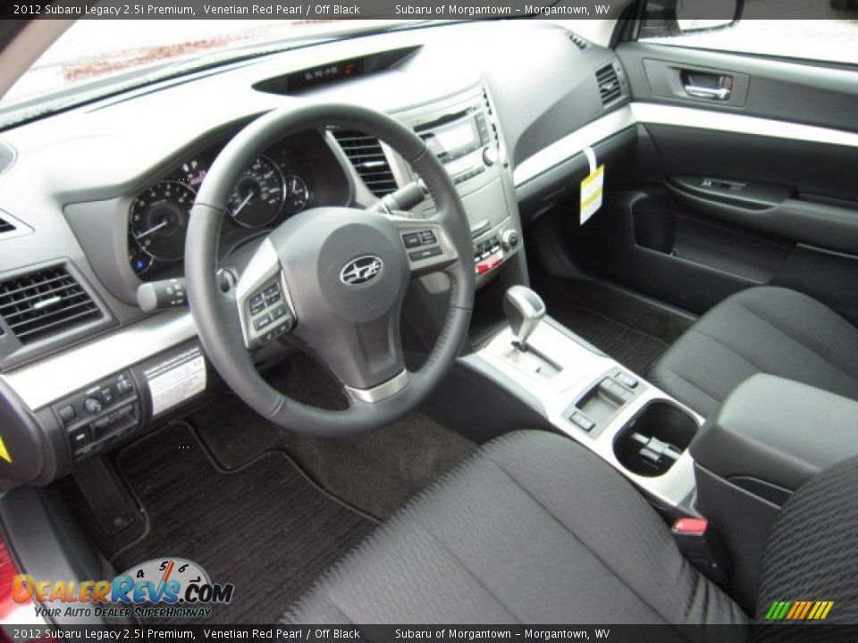 2012 Subaru Legacy 2.5i Premium Venetian Red Pearl / Off Black Photo #14
