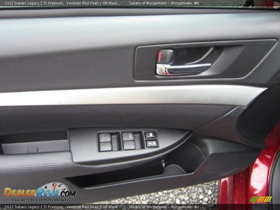 2012 Subaru Legacy 2.5i Premium Venetian Red Pearl / Off Black Photo #15