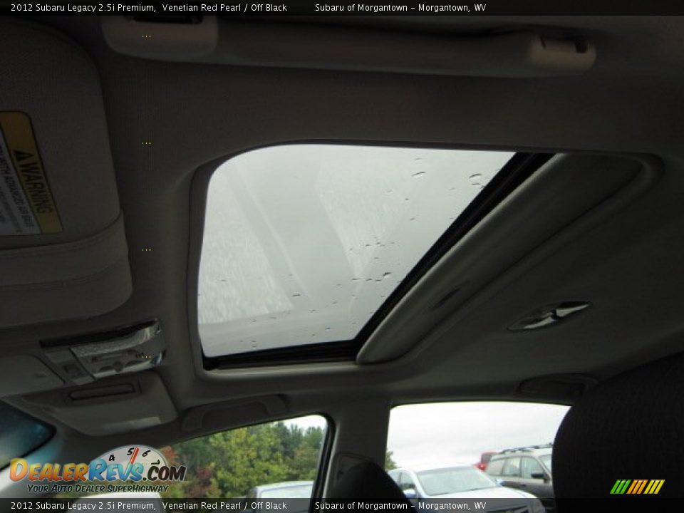 2012 Subaru Legacy 2.5i Premium Venetian Red Pearl / Off Black Photo #16