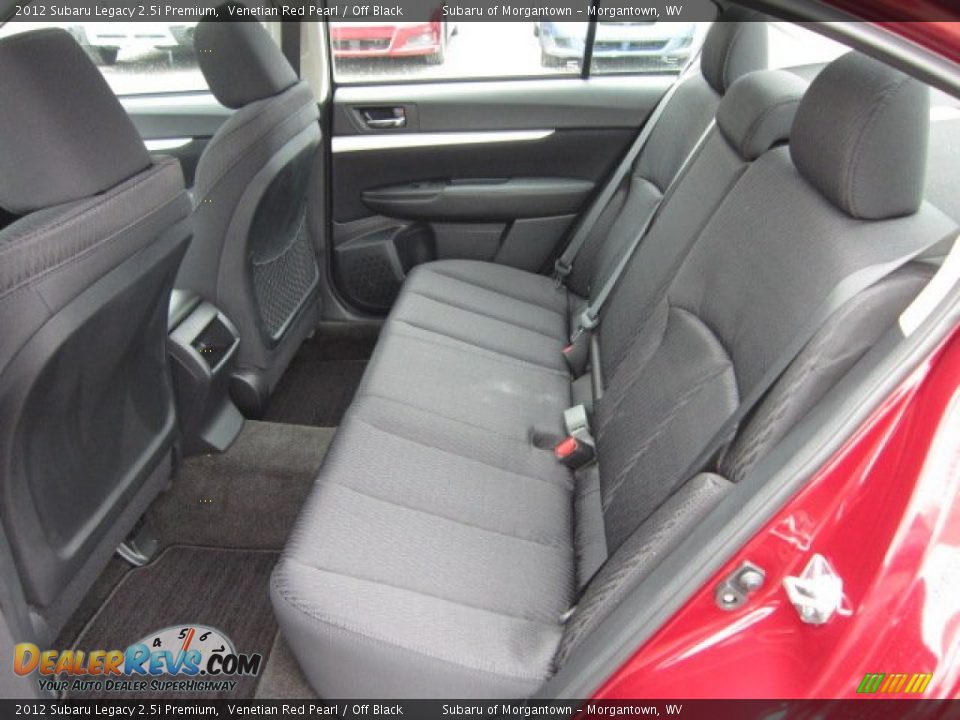 2012 Subaru Legacy 2.5i Premium Venetian Red Pearl / Off Black Photo #17