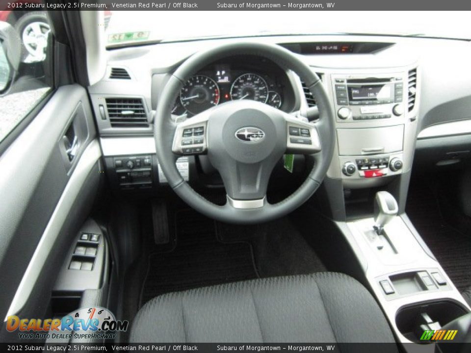 2012 Subaru Legacy 2.5i Premium Venetian Red Pearl / Off Black Photo #18