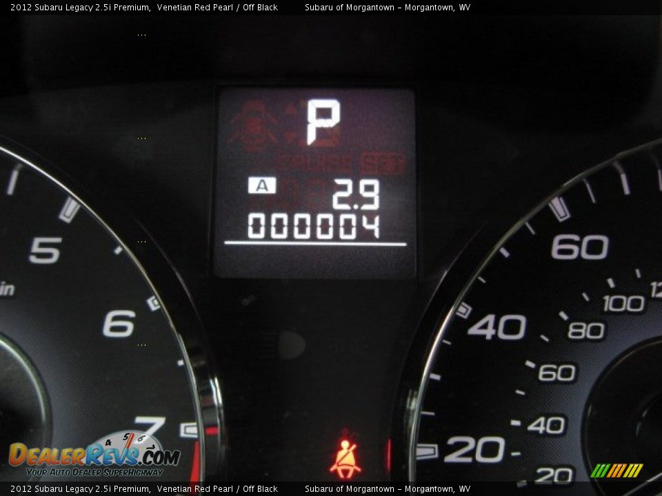 2012 Subaru Legacy 2.5i Premium Venetian Red Pearl / Off Black Photo #20