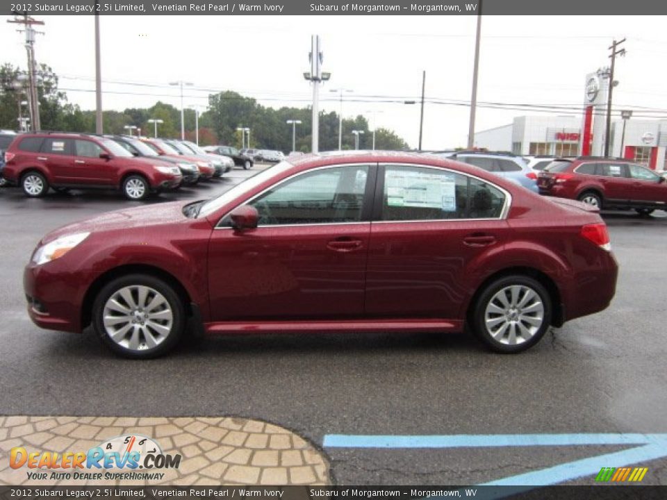 Venetian Red Pearl 2012 Subaru Legacy 2.5i Limited Photo #4