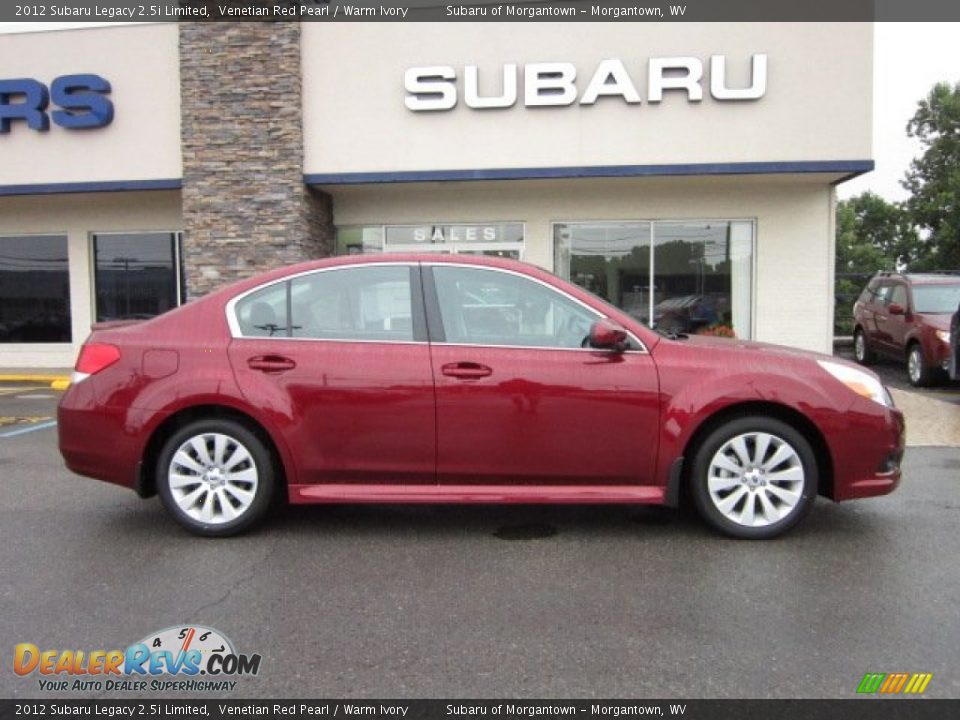 Venetian Red Pearl 2012 Subaru Legacy 2.5i Limited Photo #8