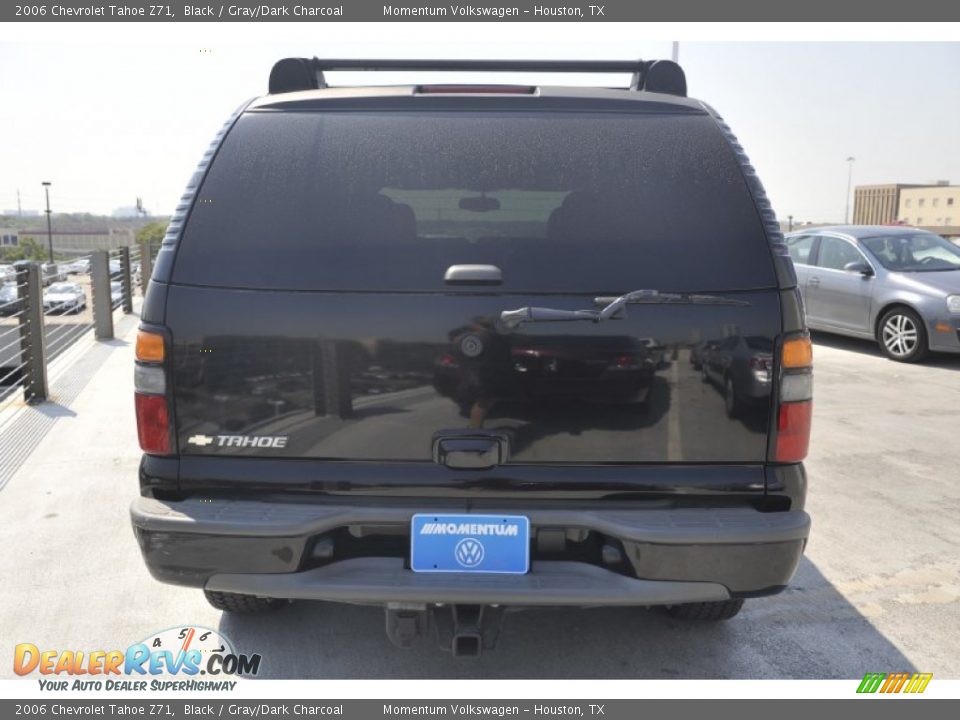 2006 Chevrolet Tahoe Z71 Black / Gray/Dark Charcoal Photo #6