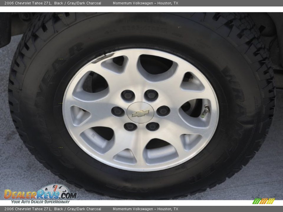 2006 Chevrolet Tahoe Z71 Black / Gray/Dark Charcoal Photo #9