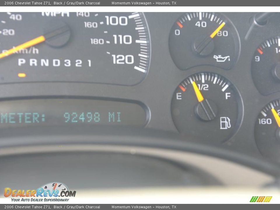 2006 Chevrolet Tahoe Z71 Black / Gray/Dark Charcoal Photo #14