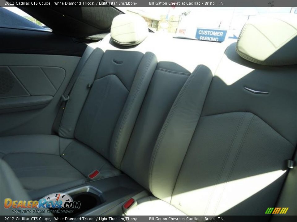 2012 Cadillac CTS Coupe White Diamond Tricoat / Light Titanium/Ebony Photo #4