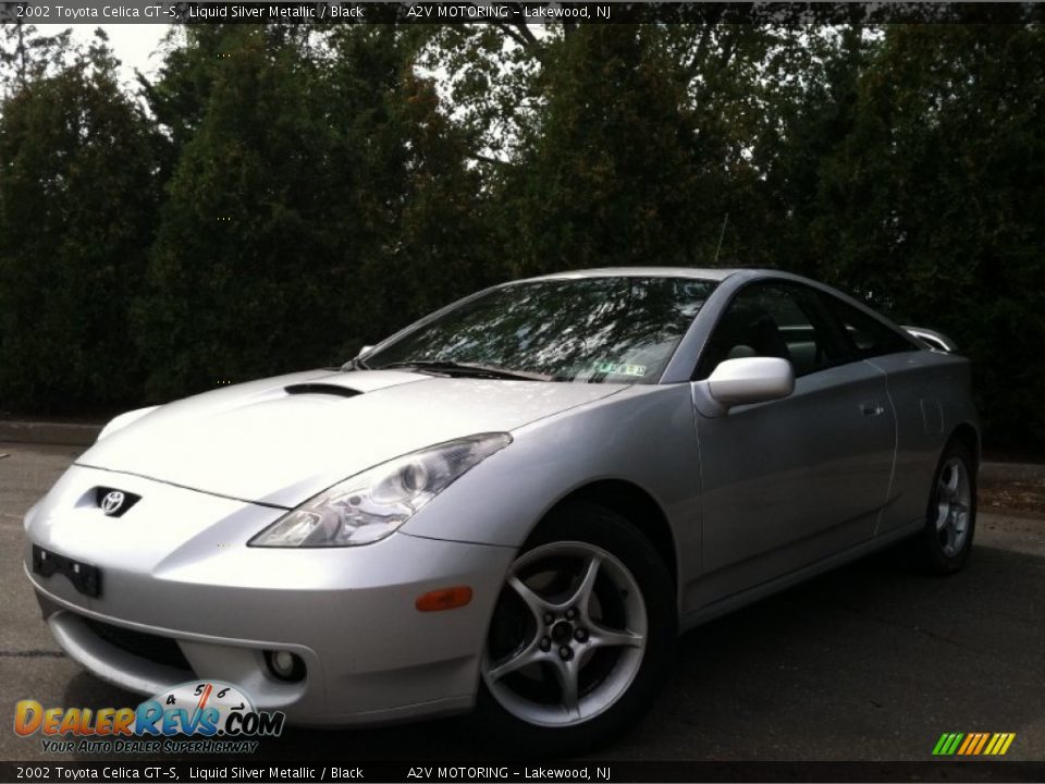 2002 Toyota Celica GT-S Liquid Silver Metallic / Black Photo #3