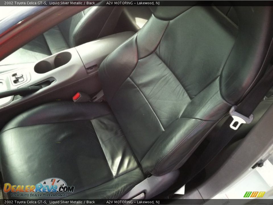2002 Toyota Celica GT-S Liquid Silver Metallic / Black Photo #14