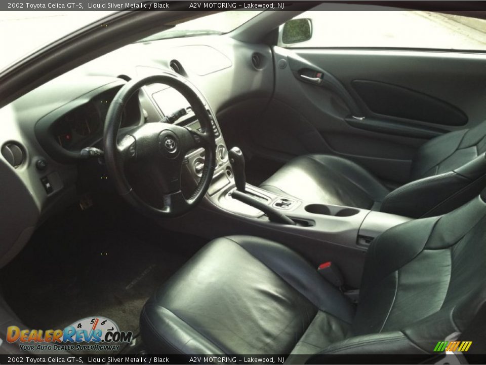 2002 Toyota Celica GT-S Liquid Silver Metallic / Black Photo #16