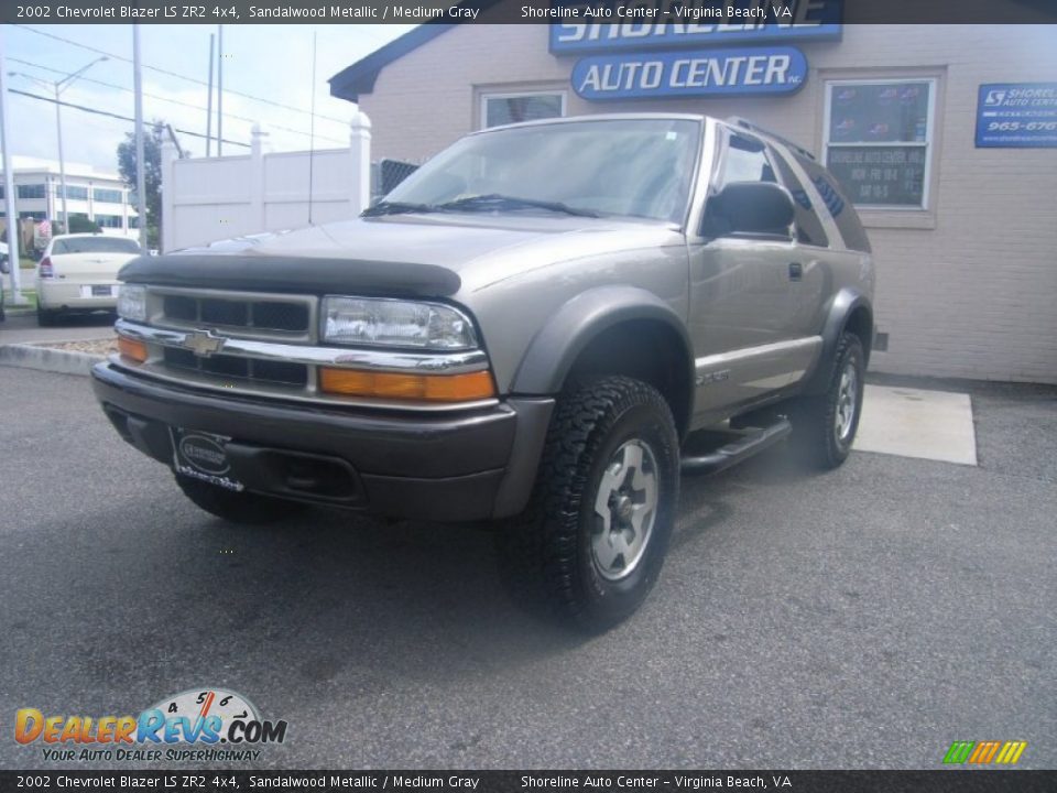 2002 Chevrolet Blazer LS ZR2 4x4 Sandalwood Metallic / Medium Gray Photo #1