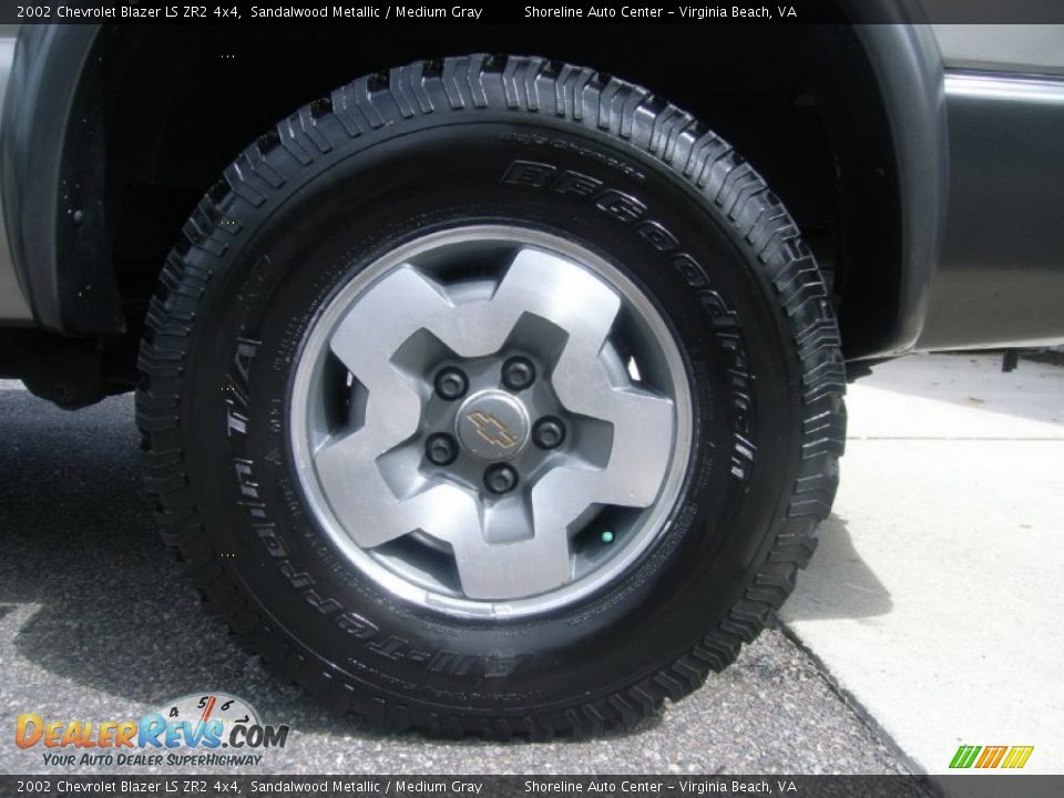 2002 Chevrolet Blazer LS ZR2 4x4 Wheel Photo #9