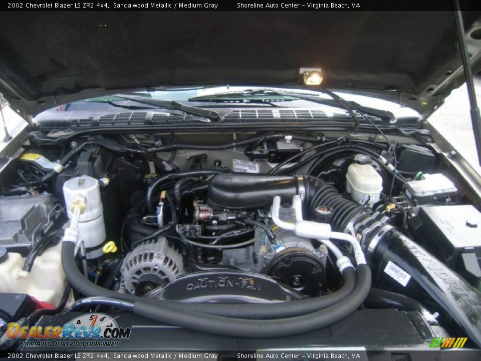 2002 Chevrolet Blazer LS ZR2 4x4 4.3 Liter OHV 12-Valve V6 Engine Photo #12