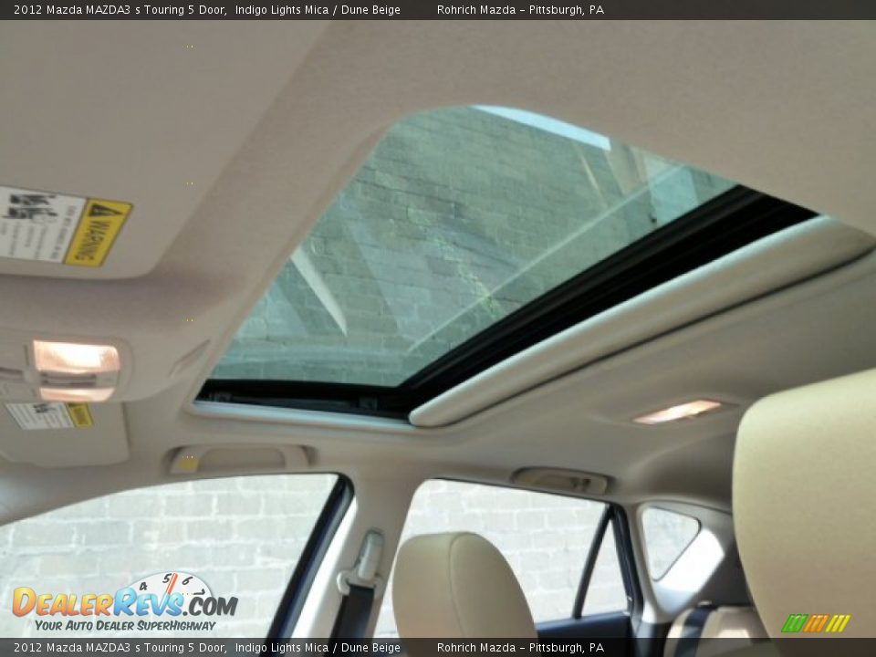 Sunroof of 2012 Mazda MAZDA3 s Touring 5 Door Photo #15