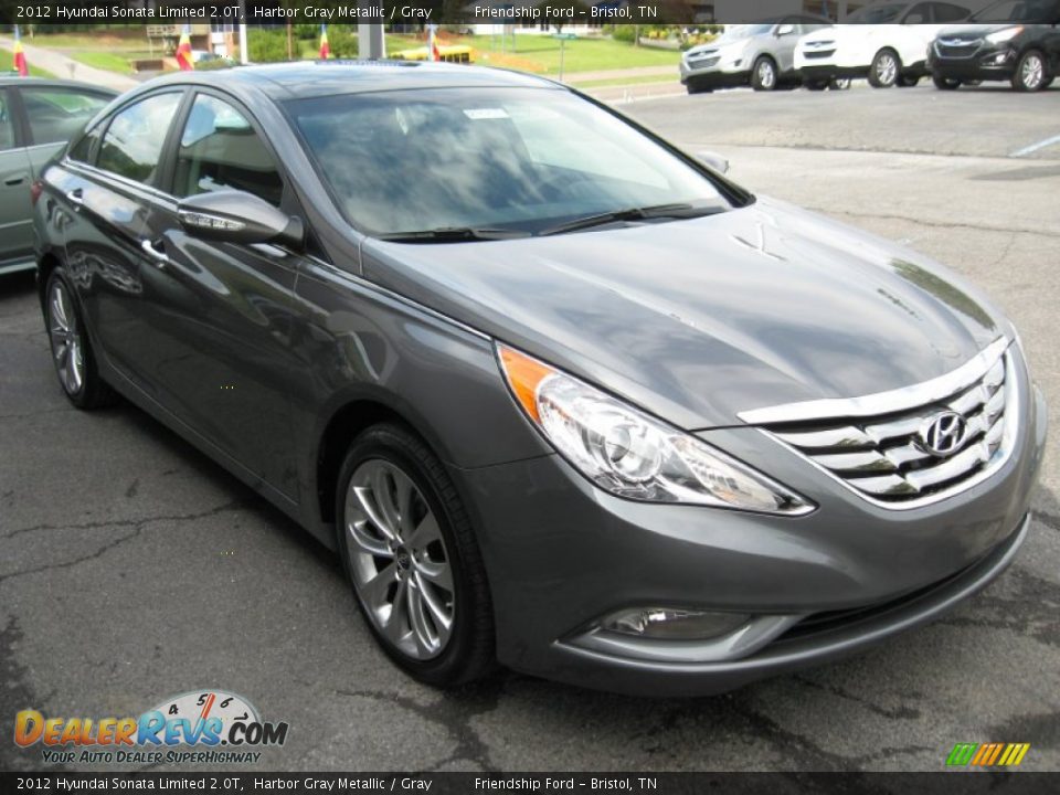 2012 Hyundai Sonata Limited 2.0T Harbor Gray Metallic / Gray Photo #4