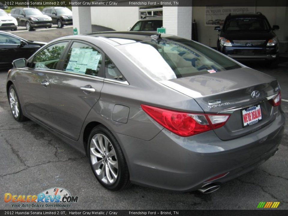 2012 Hyundai Sonata Limited 2.0T Harbor Gray Metallic / Gray Photo #8