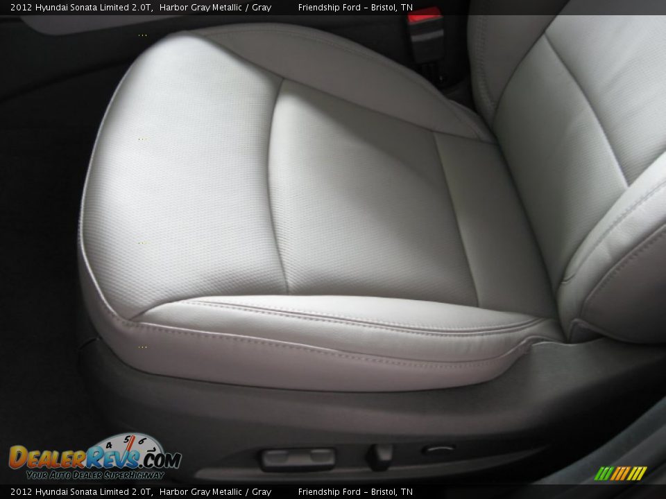 2012 Hyundai Sonata Limited 2.0T Harbor Gray Metallic / Gray Photo #13