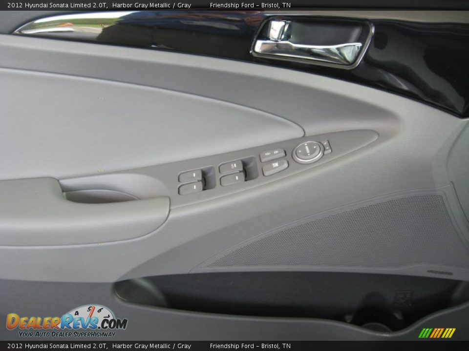 2012 Hyundai Sonata Limited 2.0T Harbor Gray Metallic / Gray Photo #14