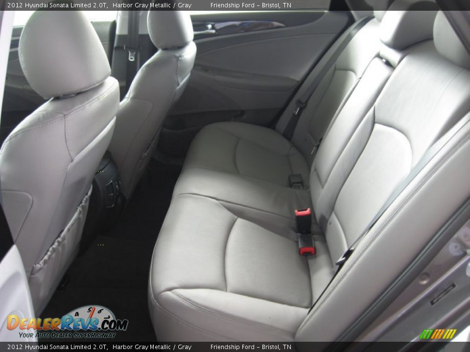 2012 Hyundai Sonata Limited 2.0T Harbor Gray Metallic / Gray Photo #15